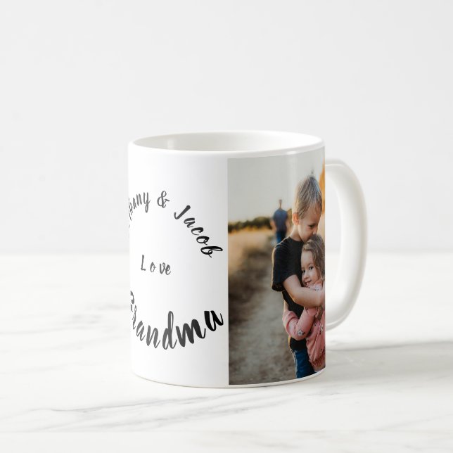 We Love Grandma Coffee Mug (Front Right)