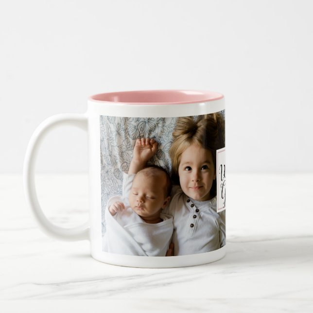 "We Love Grandma" Phot Coffee Mug Gift (Left)