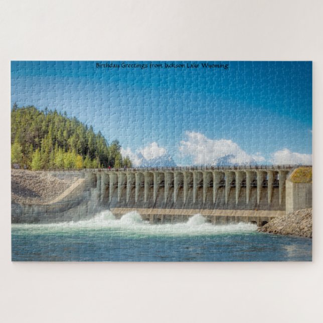 We love Jackson Lake Wyoming Jigsaw Puzzle (Horizontal)