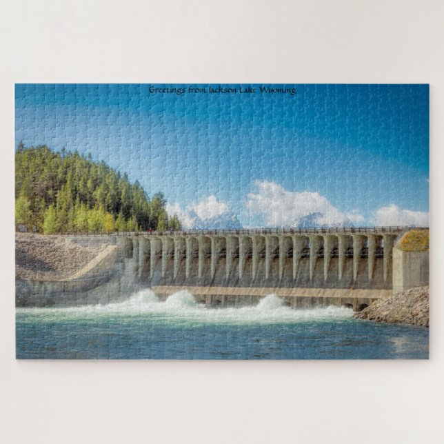 We love Jackson Lake Wyoming Jigsaw Puzzle (Horizontal)