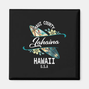 We Love Lahaina Hawaii Maui Surfing Magnet