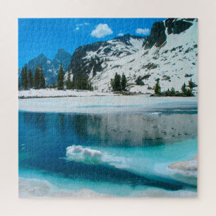 We Love Lake Solitude Wyoming Jigsaw Puzzle