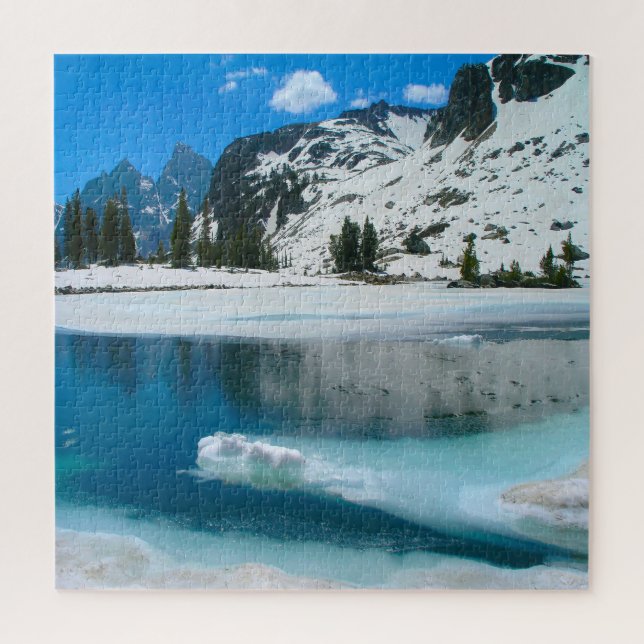 We Love Lake Solitude Wyoming Jigsaw Puzzle (Vertical)