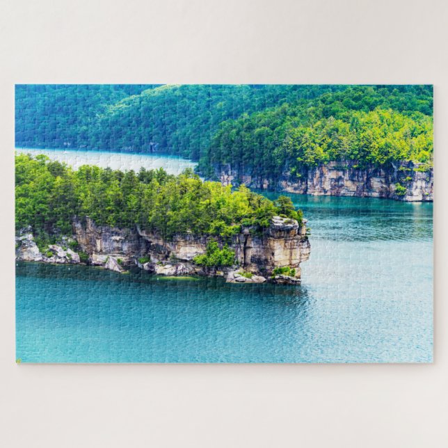 We love Lake Summersville Virginia Jigsaw Puzzle (Horizontal)