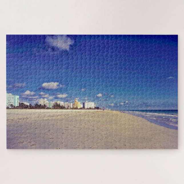 We Love Miami Beach in Florida Jigsaw Puzzle (Horizontal)