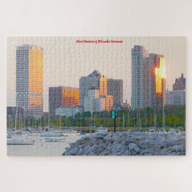 We love Milwaukee Wisconsin. Jigsaw Puzzle (Horizontal)