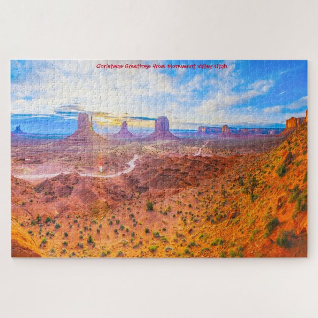 We Love Monument Valley Utah Jigsaw Puzzle (Horizontal)