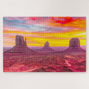 We Love Monument Valley Utah Jigsaw Puzzle