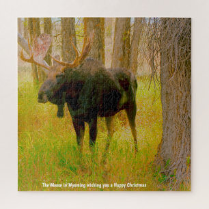 We Love Moose Wyoming. Jigsaw Puzzle