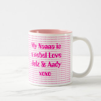 We Love Nanna Two-Tone Coffee Mug