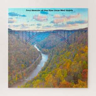 We love New River Gorge West Virginia. Jigsaw Puzz Puzzle