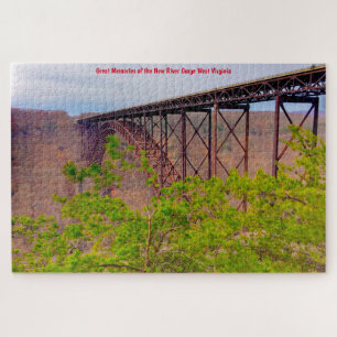 We love New River Gorge West Virginia. Jigsaw Puzz Puzzle