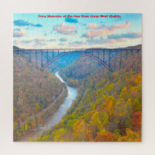 We love New River Gorge West Virginia. Jigsaw Puzz Puzzle