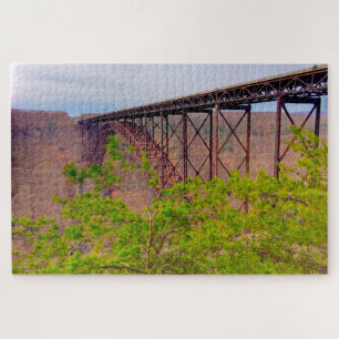 We love New River Gorge West Virginia. Jigsaw Puzzle