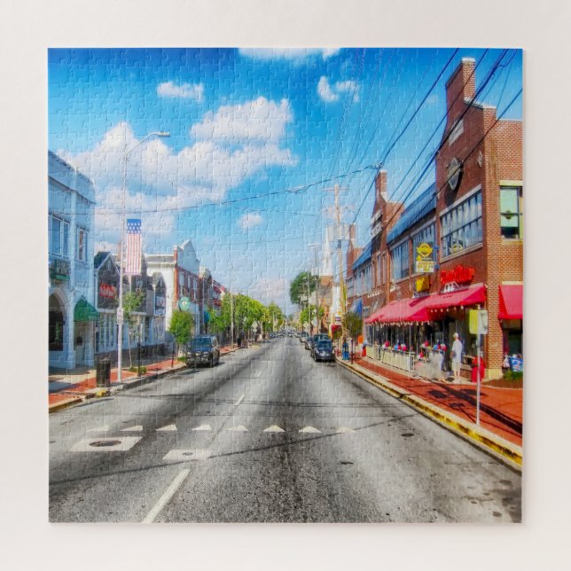 We Love Newark Delaware Jigsaw Puzzle (Vertical)