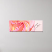 We Love Our Nurses Canvas Art Prints Pink Rose