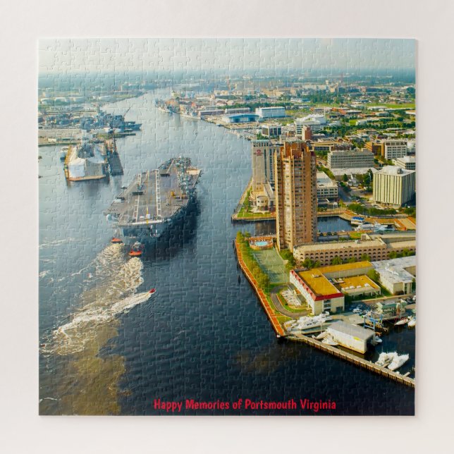 We love Portsmouth Virginia. Jigsaw Puzzle (Vertical)