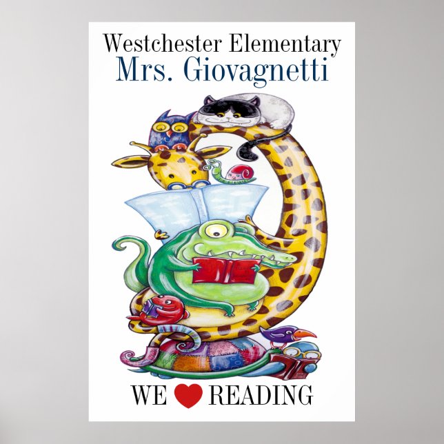 We Love Reading! Poster (Front)