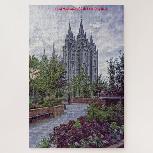 We Love Salt Lake City Utah Jigsaw Puzzle (Vertical)