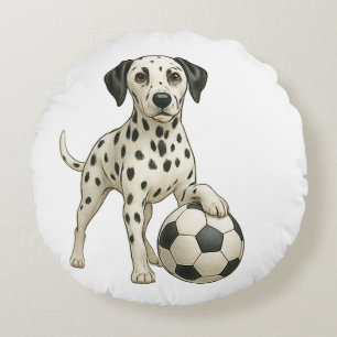 we love sports round cushion