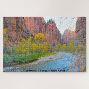 We Love St. George Zion National Park Utah Jigsaw  Puzzle