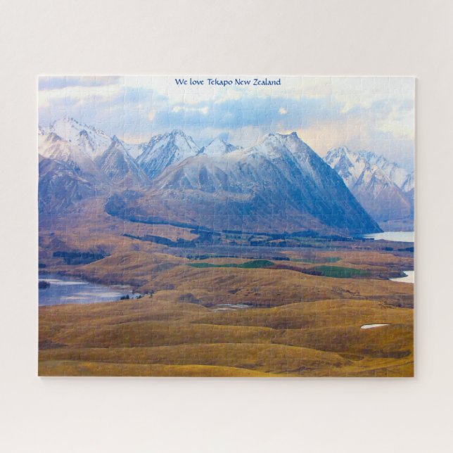 We love Tekapo New Zealand Jigsaw Puzzle (Horizontal)