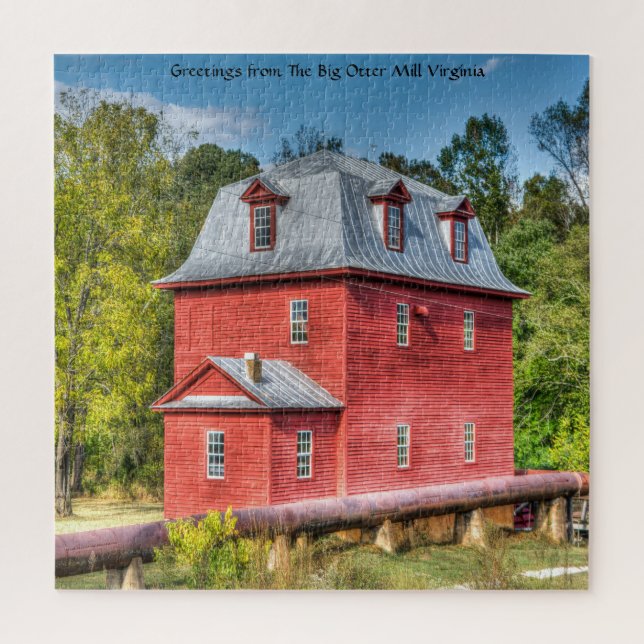 We love The Big Otter Mill Virginia Jigsaw Puzzle (Vertical)