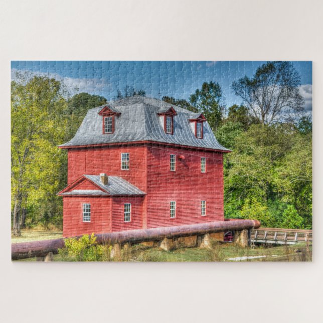 We love The Big Otter Mill Virginia Jigsaw Puzzle (Horizontal)
