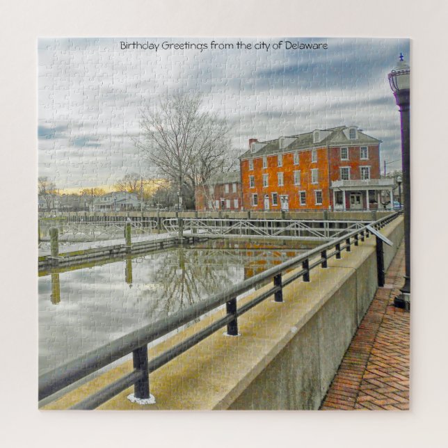 We Love the City of Delaware Jigsaw Puzzle (Vertical)