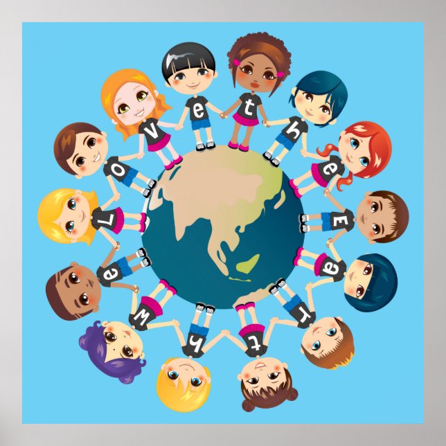 We love the Earth Poster (Front)