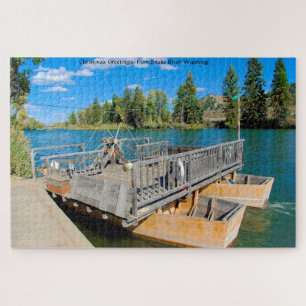 We love The Ferry Snake River Wyoming. Jigsaw Puzz Puzzle