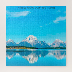 We Love  The Grand Teton's Wyoming. Jigsaw Puzzle