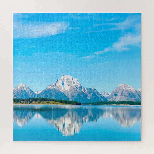 We Love  The Grand Teton's Wyoming. Jigsaw Puzzle (Vertical)