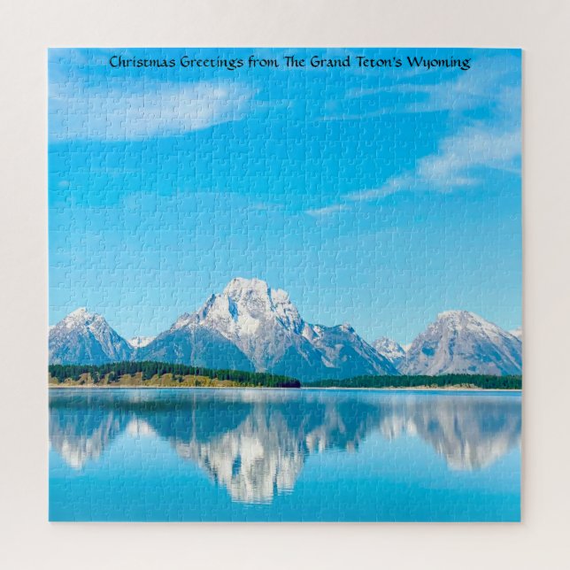 We Love  The Grand Teton's Wyoming. Jigsaw Puzzle (Vertical)