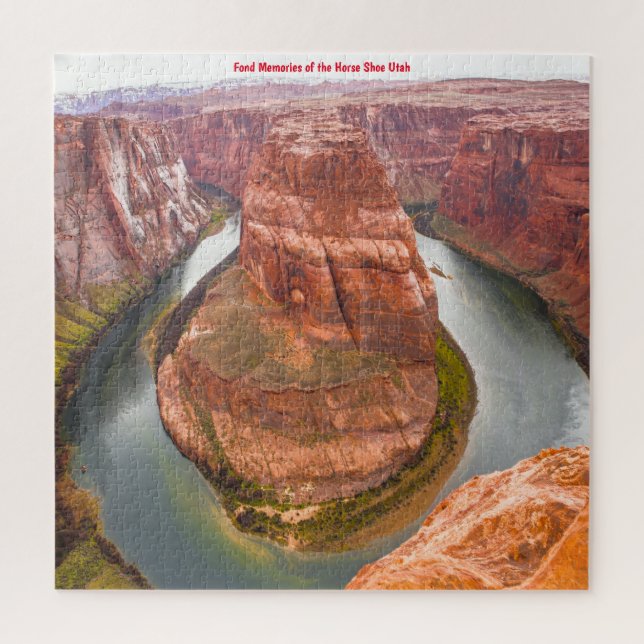 We Love The Horse Shoe Utah Jigsaw Puzzle (Vertical)