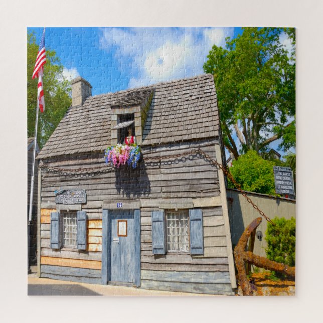 We Love the Old School House Saint Augustine Jigsaw Puzzle (Vertical)