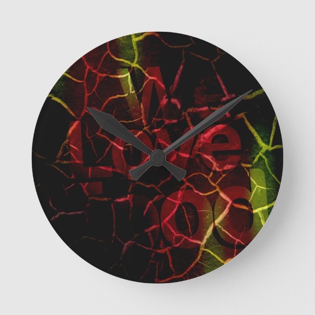 We love Time Round Clock (Front)