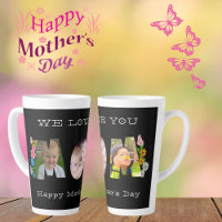 We Love U Mum! Mother's Day Butterfly Photo-Name