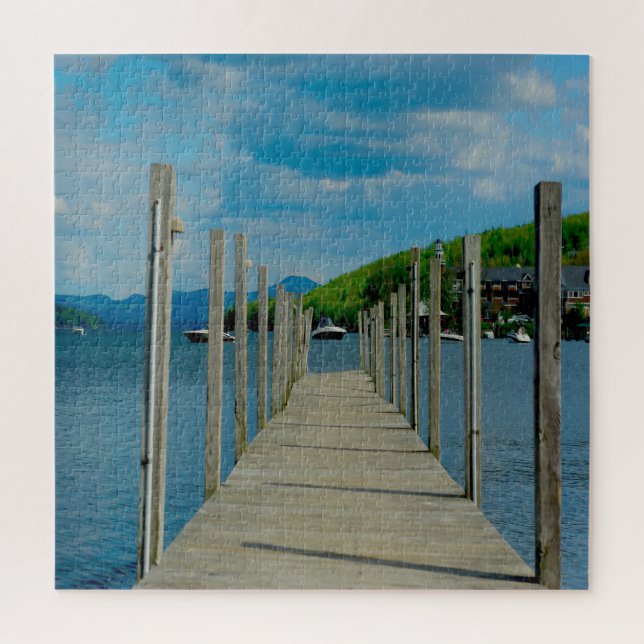 We love Vinnipausake Lake New Hampshire Jigsaw Puzzle (Vertical)