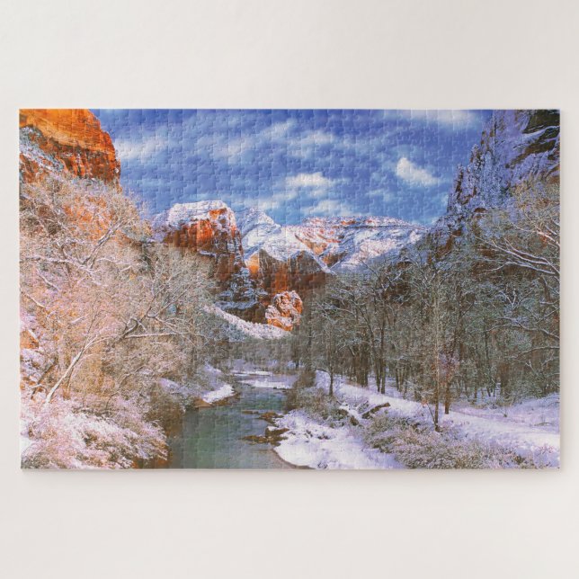 We Love Virgin River National Park Utah Jigsaw Puzzle (Horizontal)