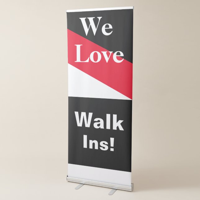 We Love Walkins Retractable Banner (3/4)