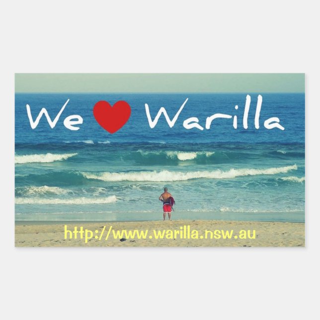 We Love Warilla Sticker (Front)