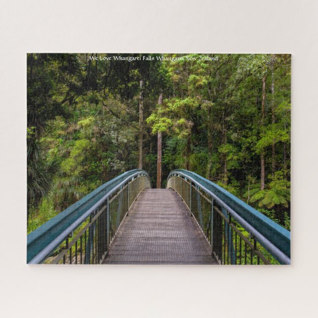 We Love Whangarei Falls Whangarei New Zealand Jigsaw Puzzle (Horizontal)