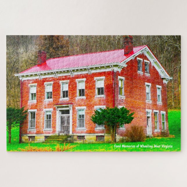 We love Wheeling West Virginia. Jigsaw Puzzle (Horizontal)