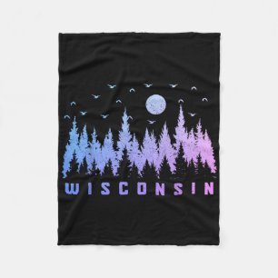 We Love Wisconsin - The Badger State Uni-adults Bl Fleece Blanket