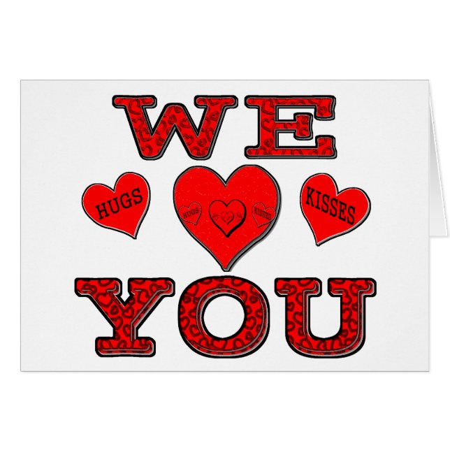 We Love You (Front Horizontal)