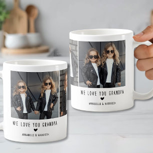 We Love You 3 Photo Collage Coffee Mug