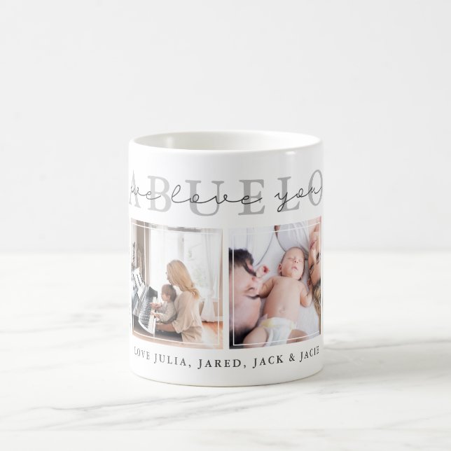We Love You, Abuelo Coffee Mug (Center)
