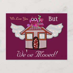 We Love You But We've Moved! Announcement Postcard