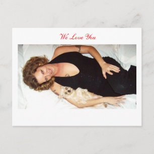 We Love You/Card Postcard